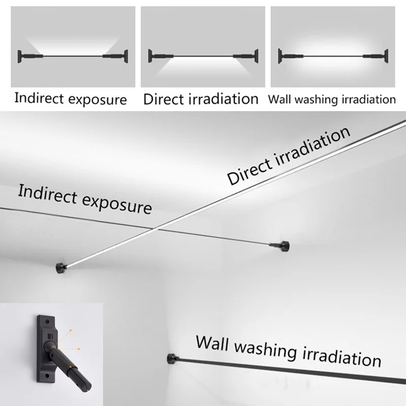Minimalist LED Skyline Linear Light COB Modern Wall Lamp for Living Room Bedroom Art Exhibition Wall DIY Decor Strips Sconce