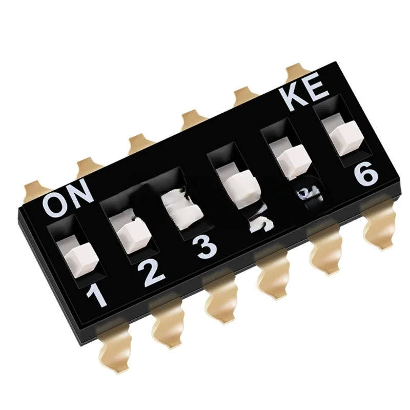 Original KE DSIC06LSGET 2.54mm 6-position SMD DIP Switch/Dial Code Switch