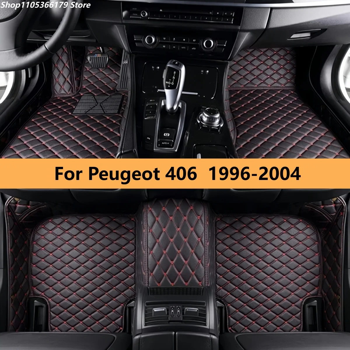 Car Floor Mats For Peugeot 406 Coupe 1996 1997 1998 1999 2000 2001 2002 2003 2004 Carpets Mat Durable Rugs Anti Dirty Pad Set
