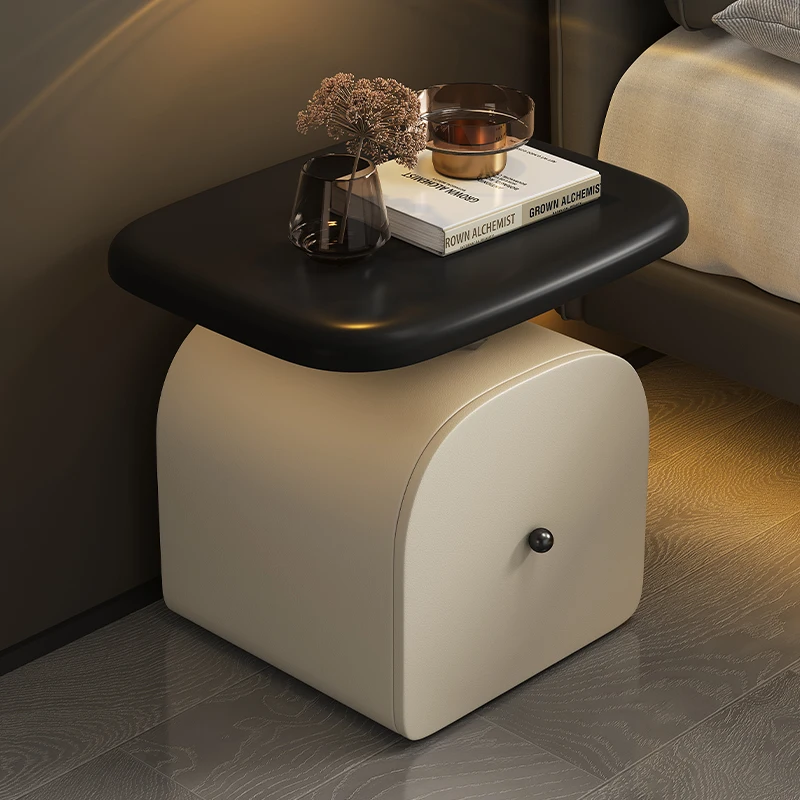 Decor Comodino in legno Camera da letto Soggiorno moderno Cassetti Comodino Semplice e confortevole Mobili da salone Mesa De Cabeceira bassi