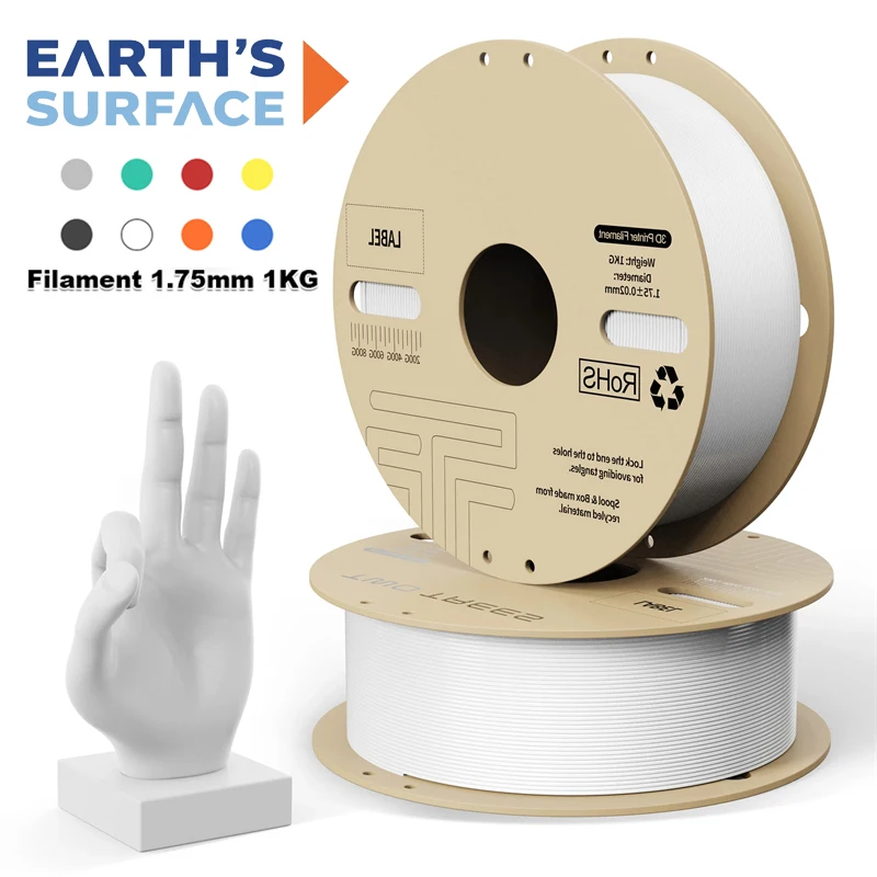 

3D Printer PLA Multicolor Filament 1.75mm 1KG/Roll Plastic Rubber Consumables High Speed 3D Printing Material for FDM 3D Printer