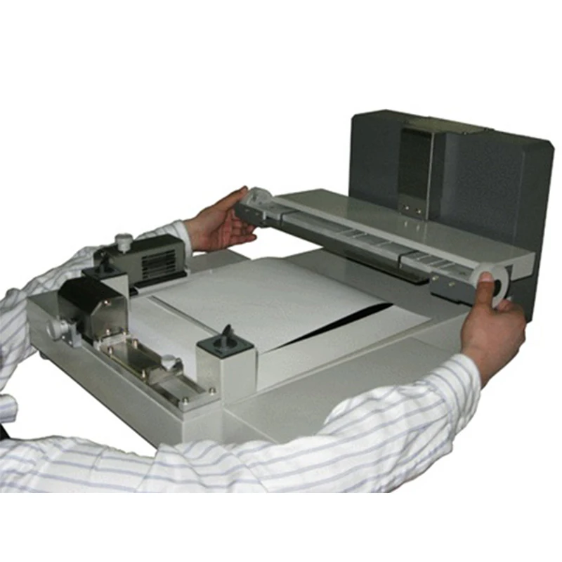 Photo Book Maker Mounter Flush Mount Album Binding Machine 12inch + Manual Paper Creaser And Perforator Machine