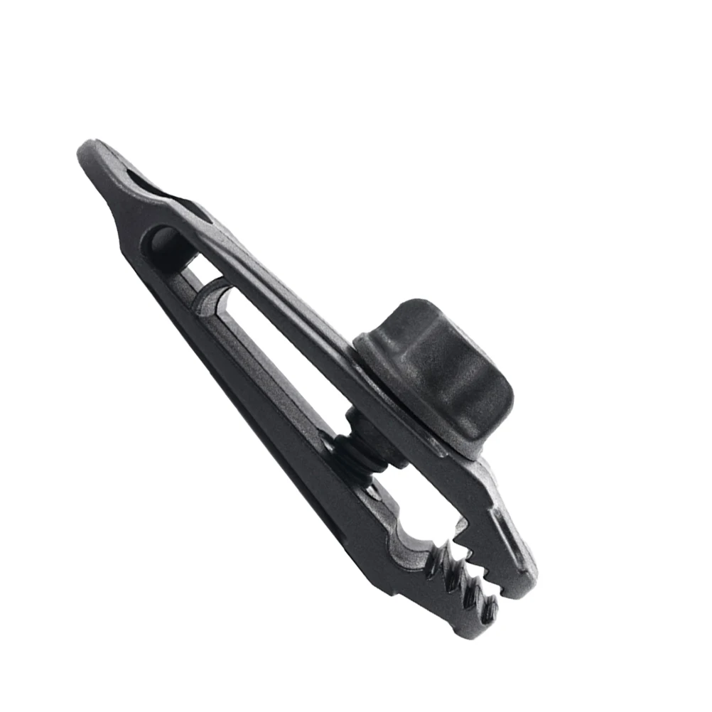 

4pcs Heavy Duty Tent Pegs Black Spiral Buckle Large Clips Strong Holding Power Camping Hiking Outdoor Accessories