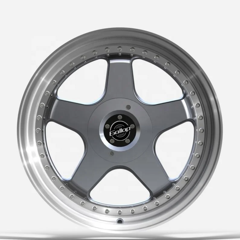 Gallop 17 Inch ET 30/38 New Aftermarket  Passenger Car Wheels Aluminium Alloy with PCD 4/5/8x100/114.3 CB 67.1~73.1mm