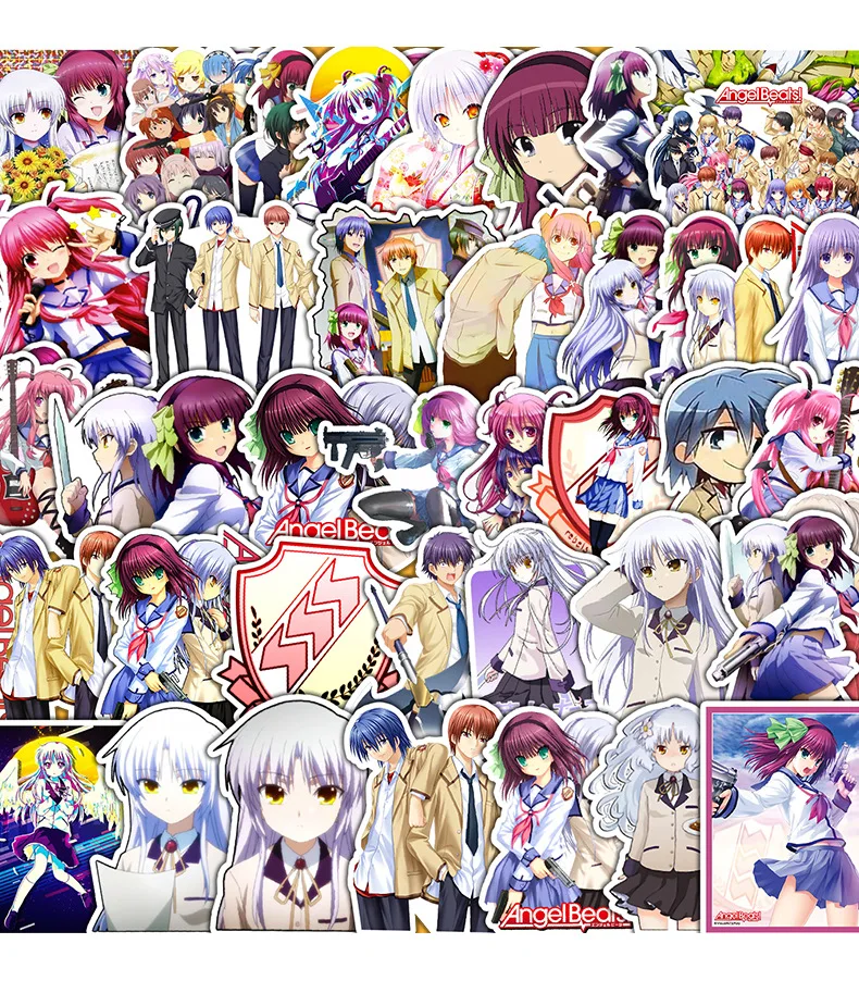 10/30/50 قطعة الملاك يدق الكرتون الكتابة على الجدران أنيمي ملصقات الكمبيوتر المحمول الهاتف الغيتار سكيت كوب ماء لعبة مقاومة للماء ملصق الشارات