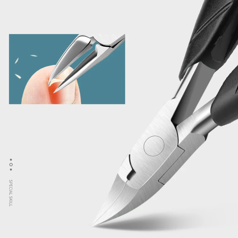 Manicure Tools Kit Pedicure Nail Clipper Cutter Set Nipper Pedicur Cuticle Scissors Ingrown Toenail Correction Podiatry Dropship