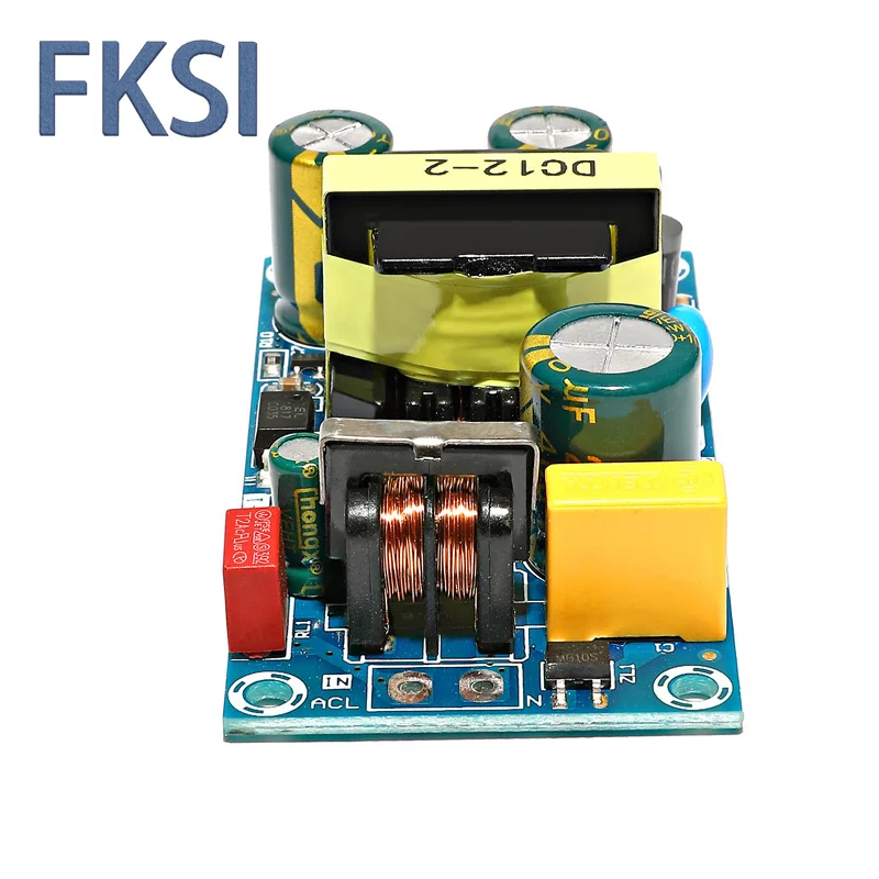 FKSI AC 85-265V a DC 12V 24V 36V 48V transformador reductor fuente de alimentación 1A 2A 4A 6A 8A 9A módulo de alimentación conmutada para reparación