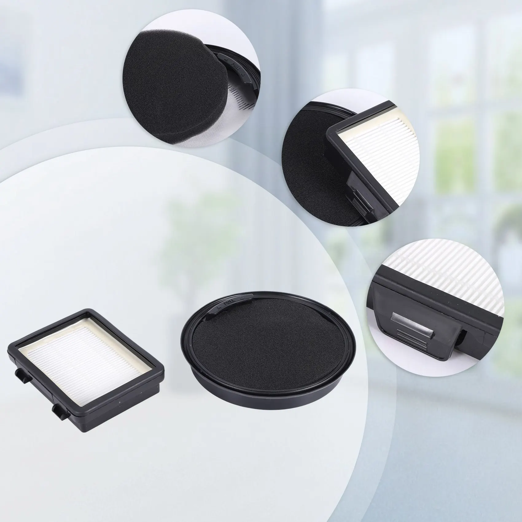 BFYL-Paquetes de repuesto Filtro HEPA para Amazon Basics VCS35B15KC-70, B071VNCNLF Accesorios para aspiradoras de cilindro