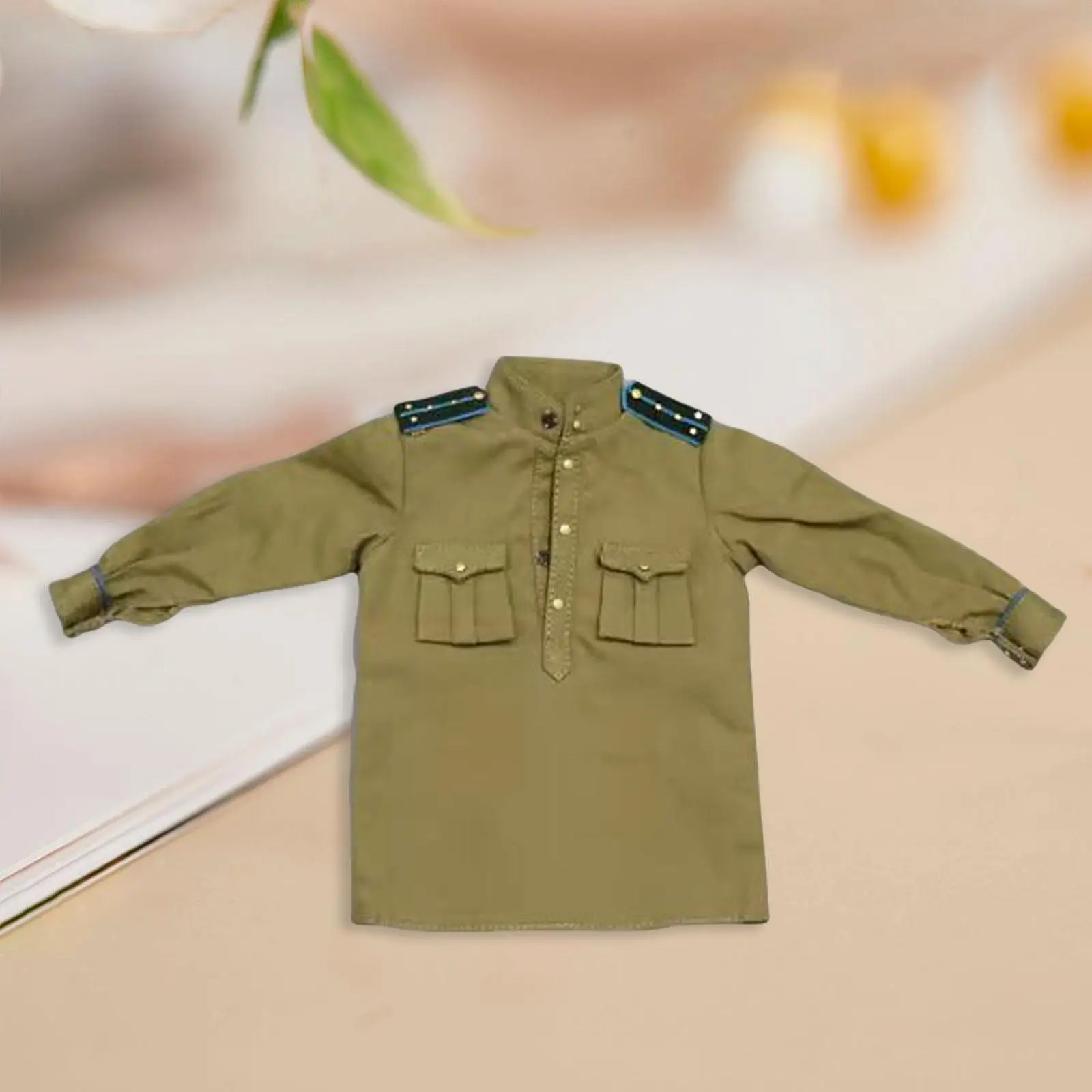 1:6 Mannelijke Figuur Kleding Uniform Shirt Stevige Miniatuur Action Figures Poppenkleding Voor 12 Inch Mannelijke Figuren Accessoires