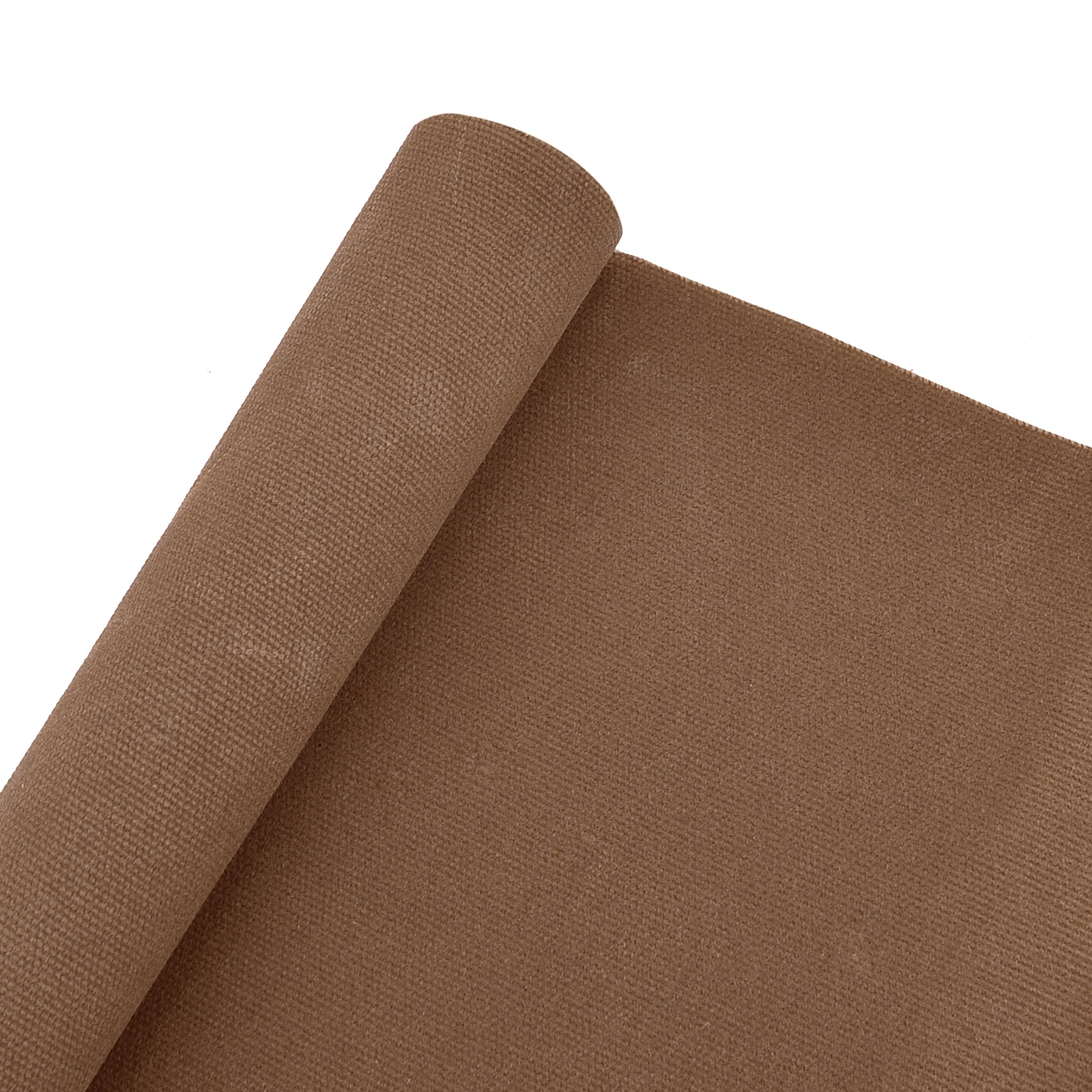 High Quality 16 Ounce Waxed Canvas Waterproof Tan Fabric By the Yard Dark Kahki 100% Cotton Square DIY Crafted