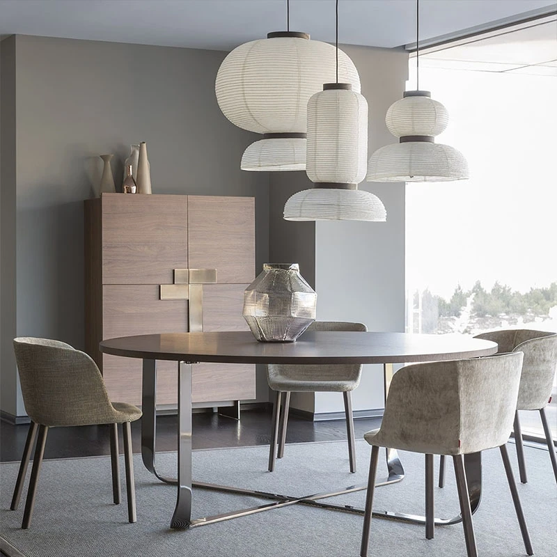 Danish Design White Rice Paper Pendant Light E27 LED Hanging Lighting Fixtures for Living Room Bedroom Decor Kitchen Balcony Bar