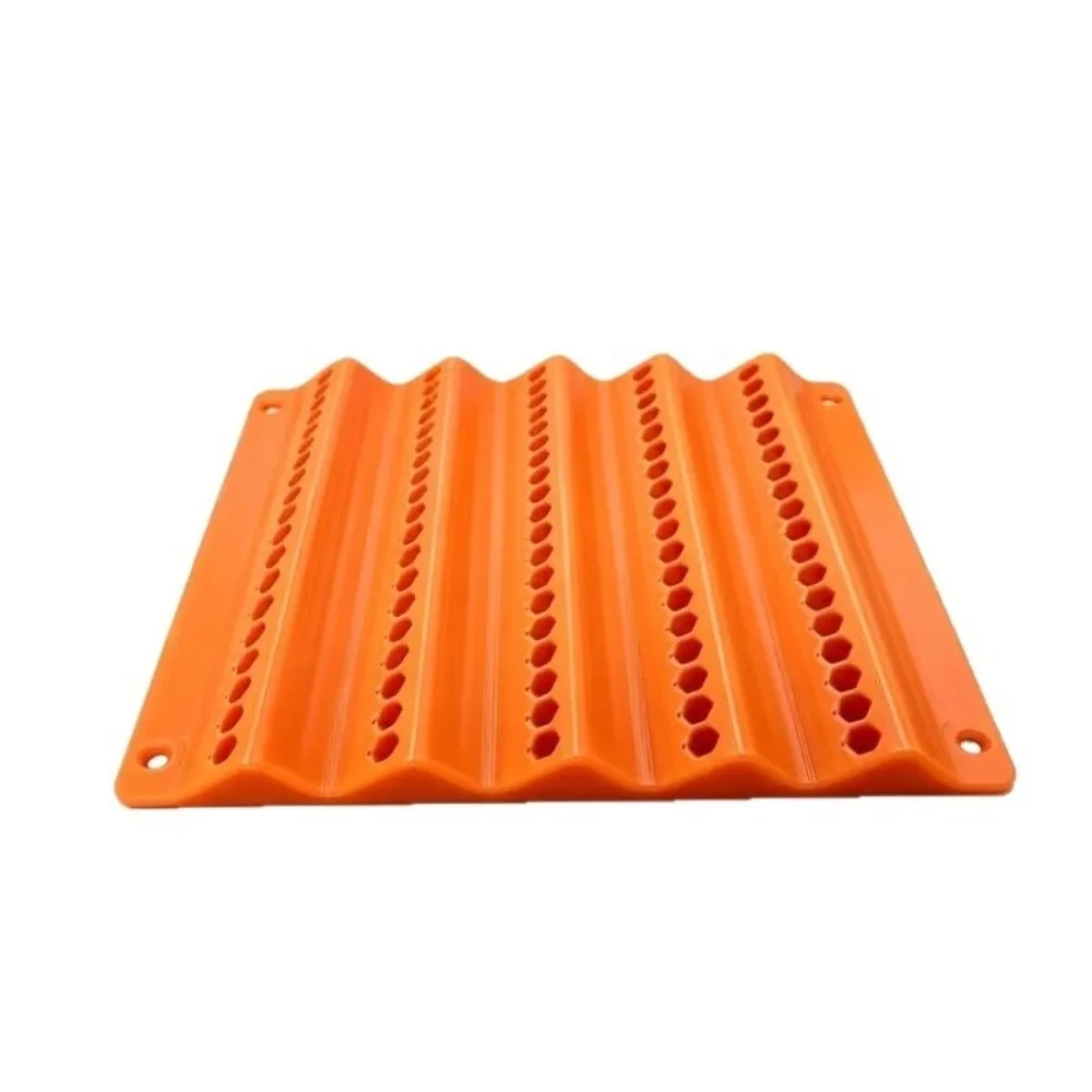 50 Hole Screwdriver Bit Organizer 6.3mm 3D Printing Hex Screwdriver Bit Holder Large Capacity Save Space Drill Bit Storage Stand