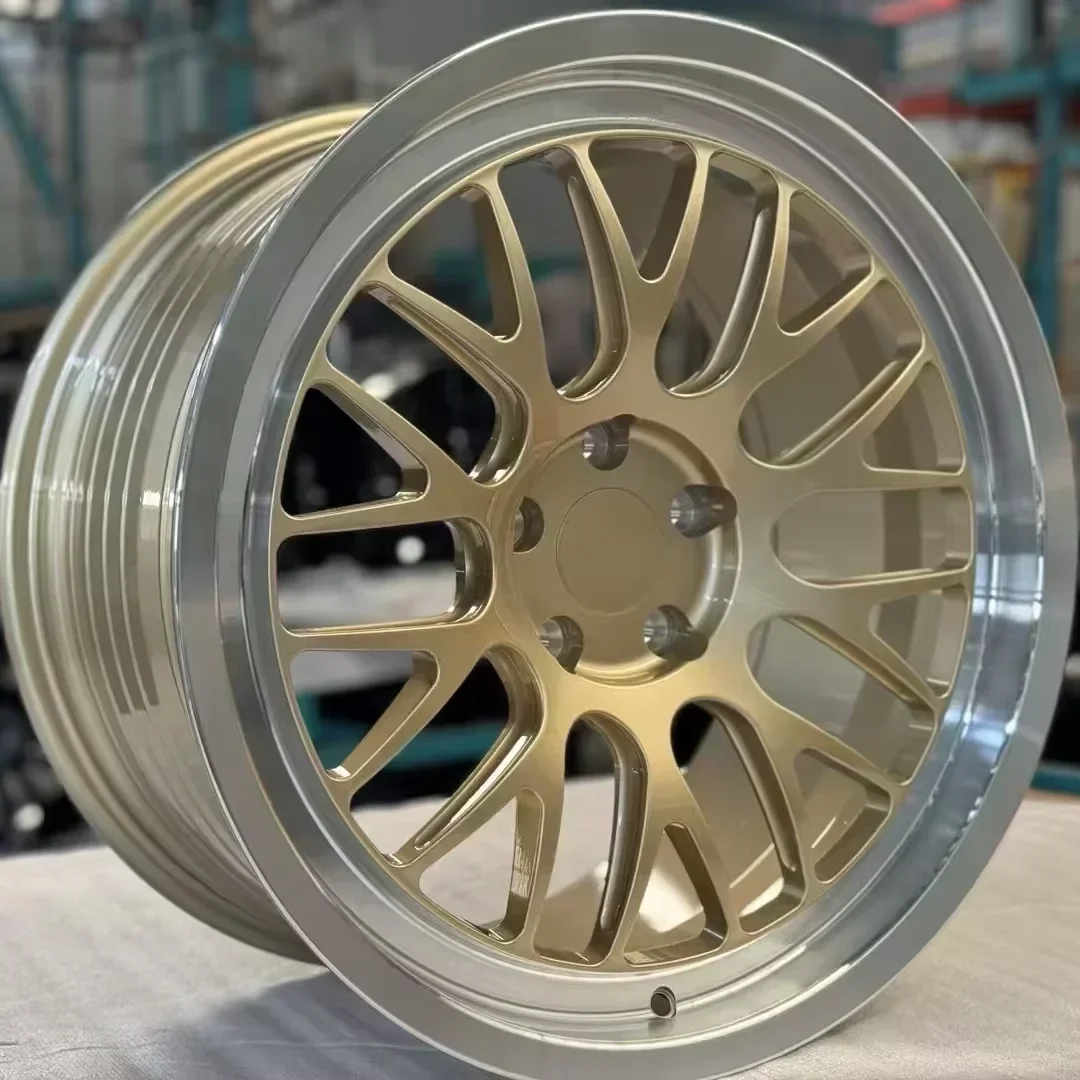 Nuevos llantas de coche monobloque forjadas cóncavas 5X112 5X120 5X114,3 PCD ruedas de plato profundo pulidas de 18-24 pulgadas para coches de pasajeros BMW