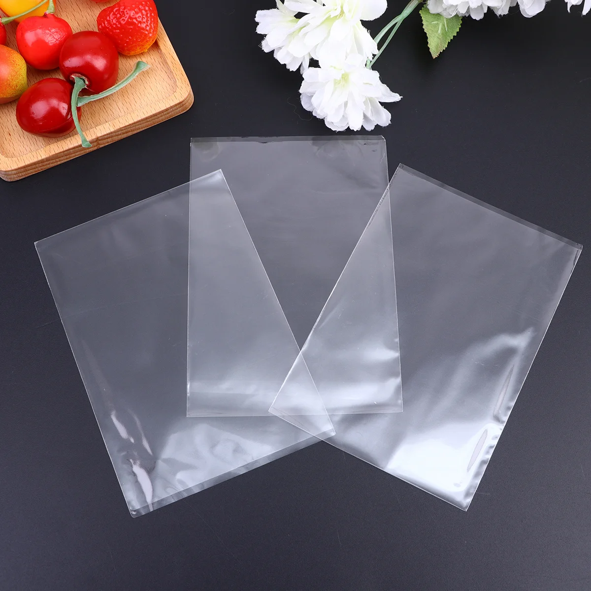 500pcs Transparent Food Bag Cellophane Package Bag Popsicle Ice Cream Storage Bag ice cream bags popsicle bags