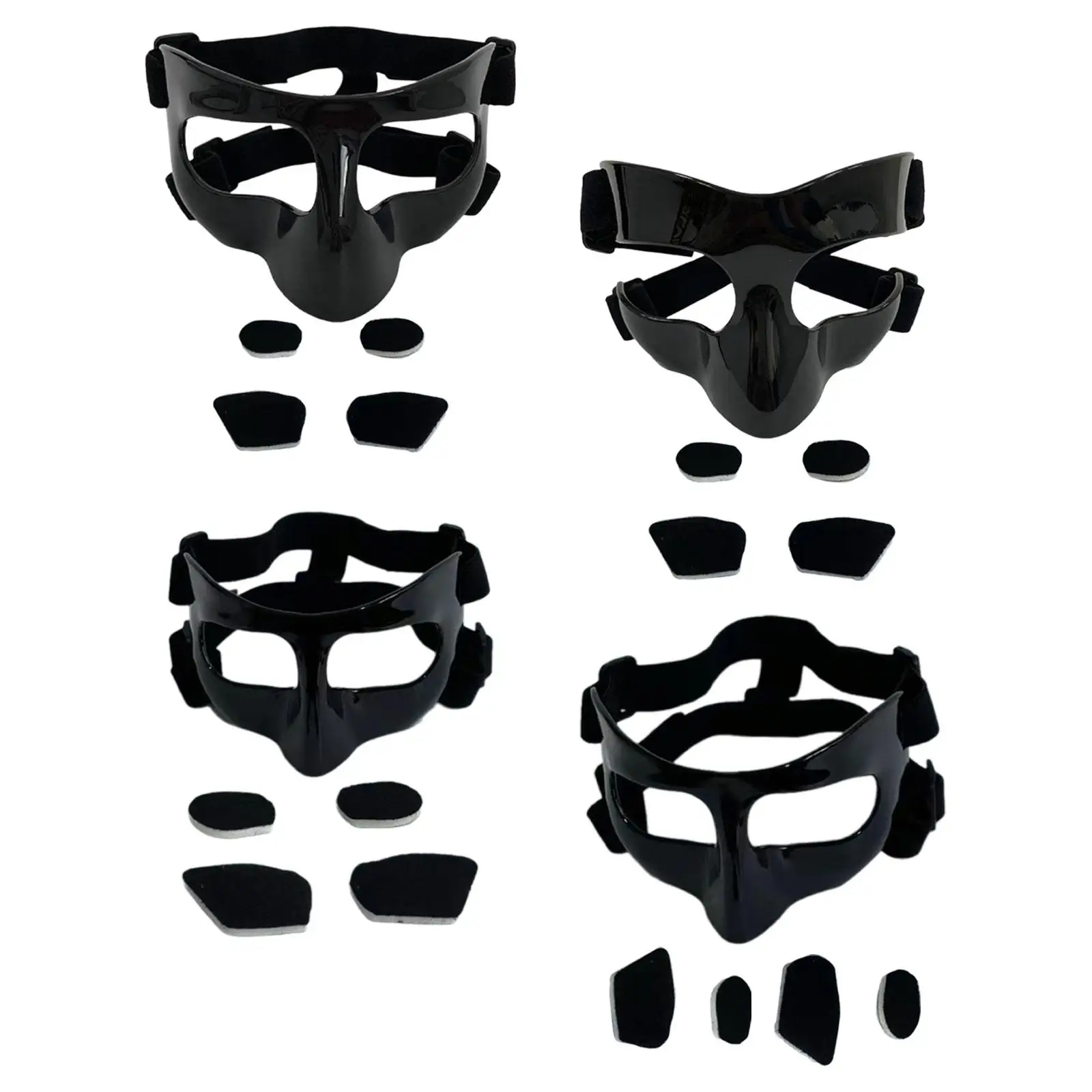 Face Mask Face Guard for Broken Nose Lightweight Nose Guard Face Shield Basketball Mask for Gym, Exercise, Boxing, Softball