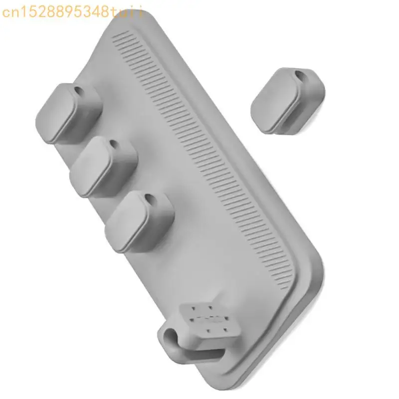 

Multipurpose Adhesive Cord Organizers Clips with Flexible Silicone Cable Winders Y4QF