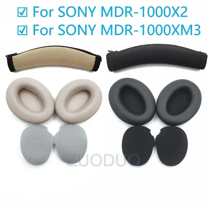 Replacement Earpads Ear Cushion Pads For SONY MDR-1000X WH-1000XM2 M3 Headphone Accessories Earpads Headset Repair Parts Foam