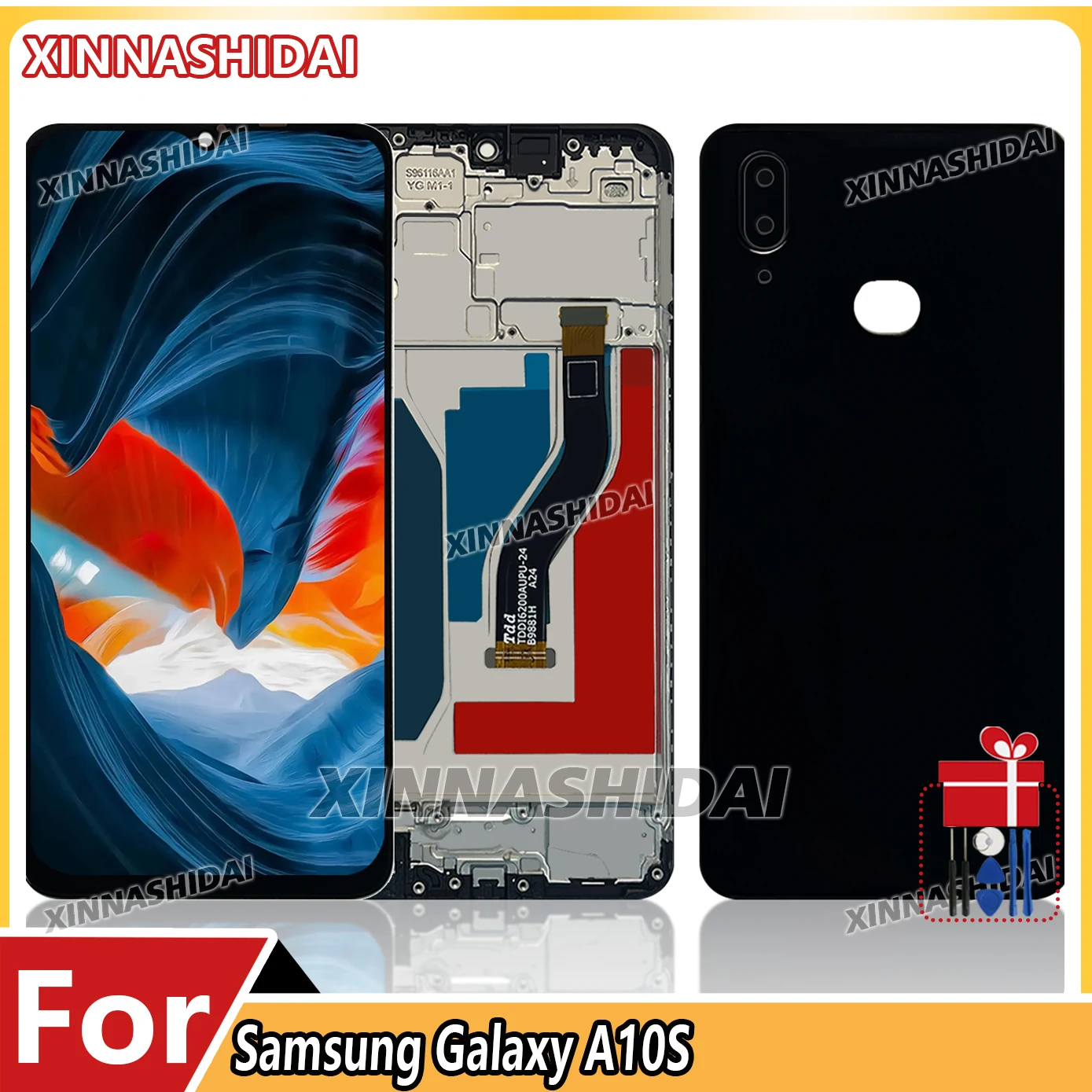 New Display 6.2'' LCD Display & Touch Screen Digitizer Assembly - For Samsung A107F/A107M A10S - High-Quality Repair Parts