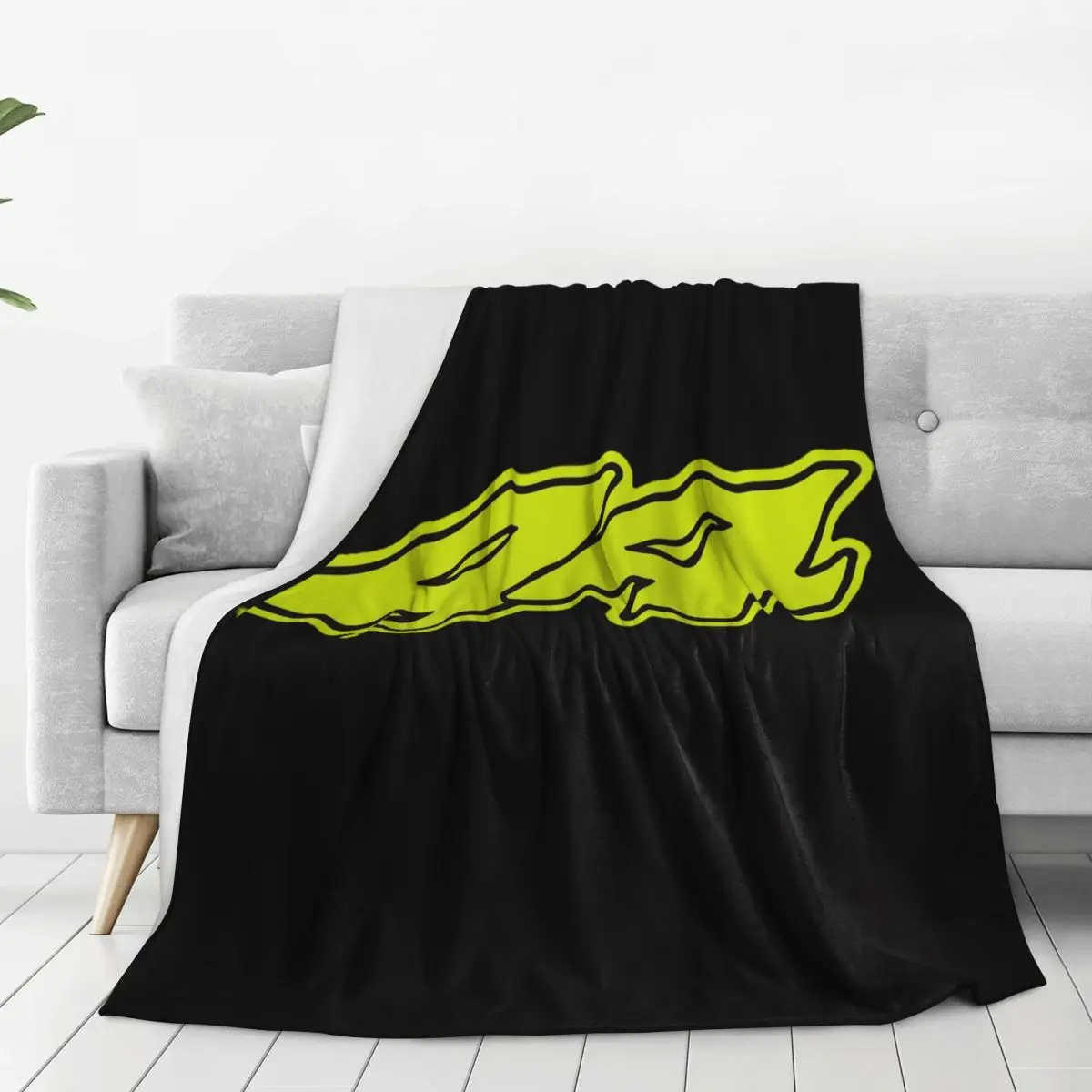 Lewis Hamilton Season Number 44 Sticker Yellow Blankets Fleece Sofa Throw Blankets For Home Bedroom Outdoor Throws Bedspread