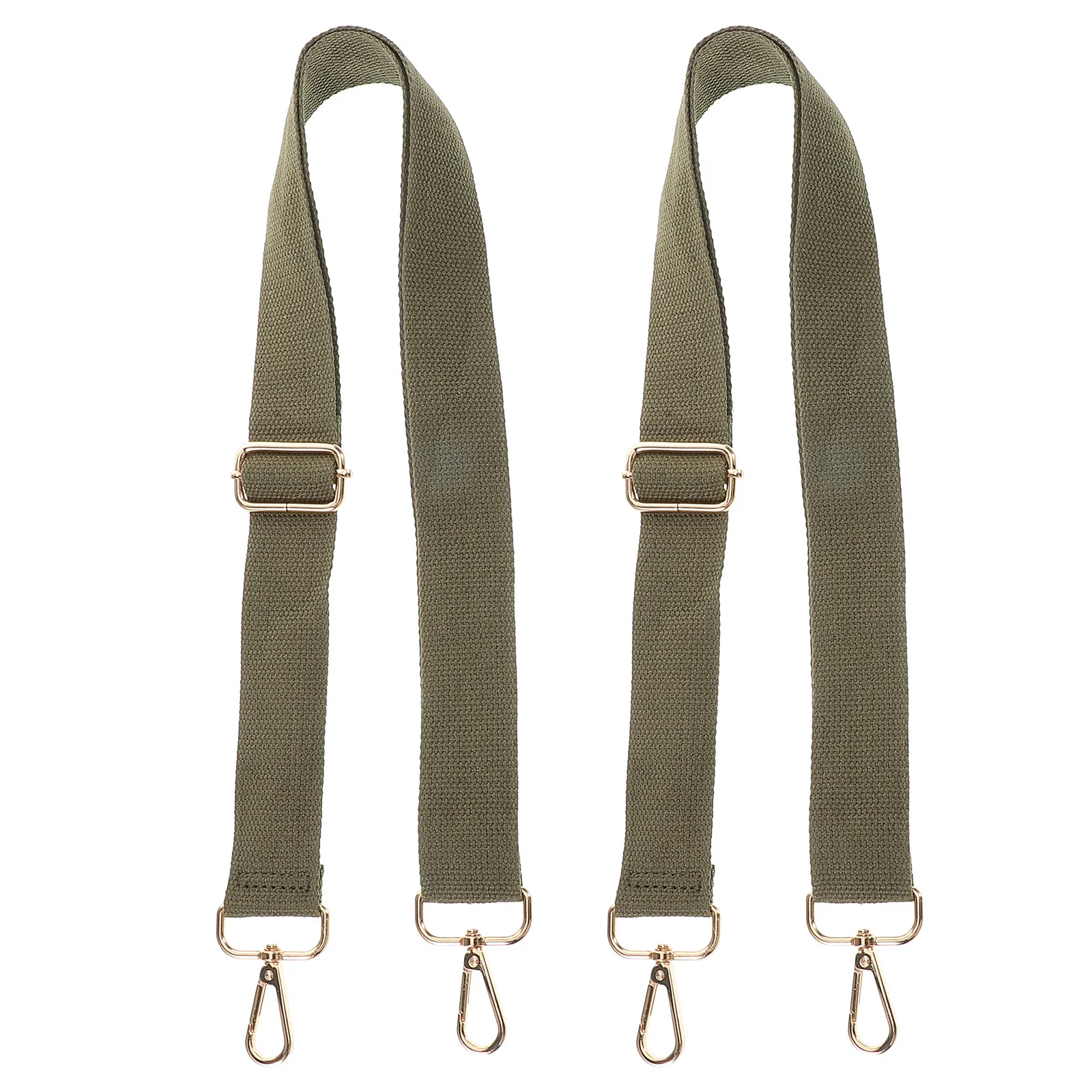 2Pcs Chic Minimalist Cotton Linen Crossbody Straps for Women Handbags Adjustable Wide Shoulder Bag Strap Replacements Purse