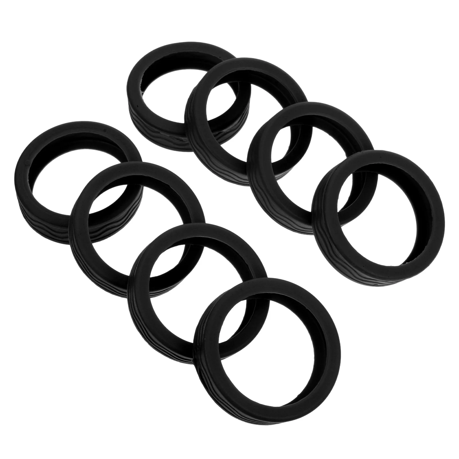 8 قطع من أغطية عجلات السفر متينة وخفيفة الوزن وسهلة التركيب لحماية عجلات حقيبة السفر المريحة للحد من الضوضاء #2