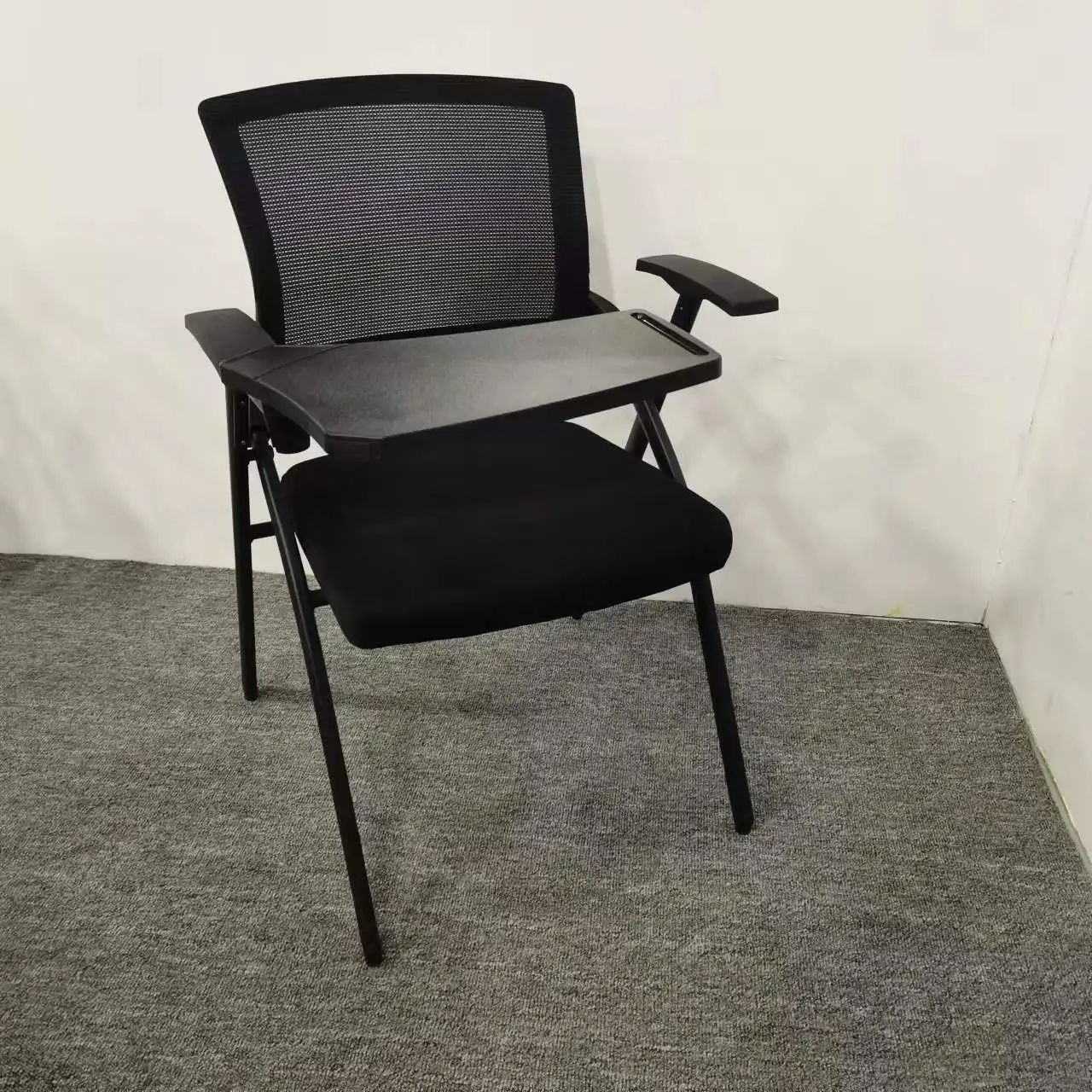 Mesh Folding Desk com Escrita Board, Escritório Integrado Formação Cadeira, Learning Desk e Cadeira