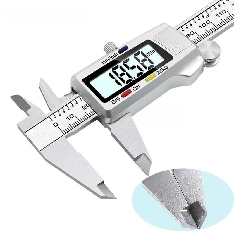

Штангенциркуль из нержавеющей стали 0-150 мм, цифровой штангенциркуль, электронный штангенциркуль 0,01 мм с стержнем для измерения глубины