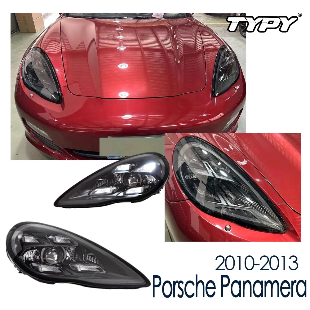 

Автомобильные стайлинговые фары для Porsche Panamera, светодиодные фары 2010, 2011, 2012, 2013, 970, 970, 1, лазерные матричные фары Plug And Play