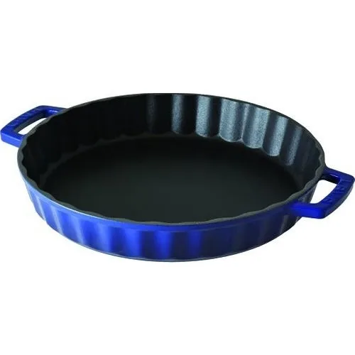 Lava Casting Round Pan Tray 30 cm Blue