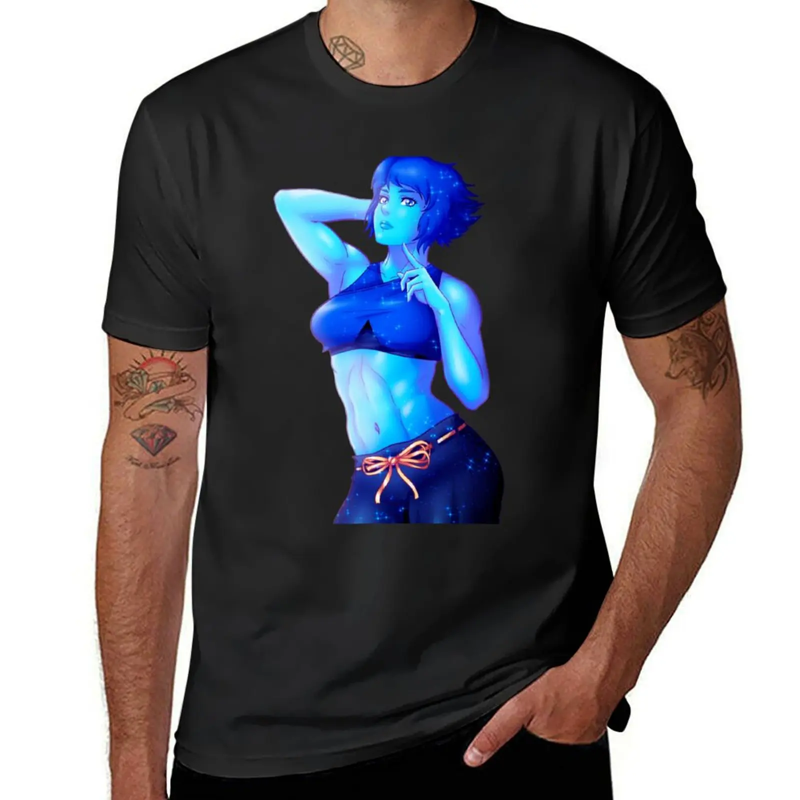 Lapis Lazuli T-Shirt summer top quick-drying cute tops t shirt for men