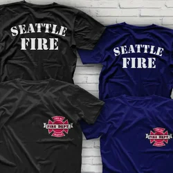 TV Series Seattle Fire Department Firefighter Station 19 T-Shirt Size S-3XL