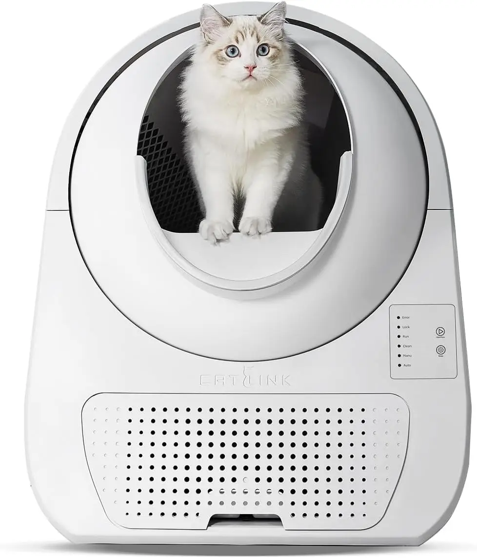 Self Cleaning Cat Litter Box, Automatic  Litter Box, Double Odor Removal, Litter Box for Cats from 3.5 pounds to 22 pounds