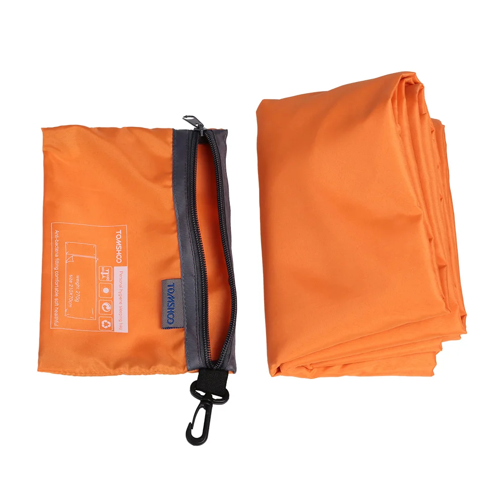 Lightweight Outdoor Sleeping Bag Liner Polyester Pongee Portable Single Sleeping Bags Camping Travel Hotel Sleep Bag 75*210CM