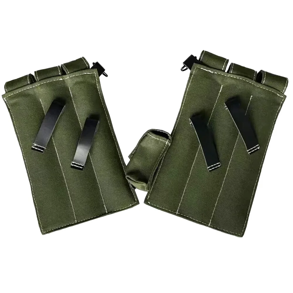 WW2 German Cowhide Canvas Kit Green Style Hard MP30 MP38 Vintage Soldier Kit Vintage Equipment MP40 Package