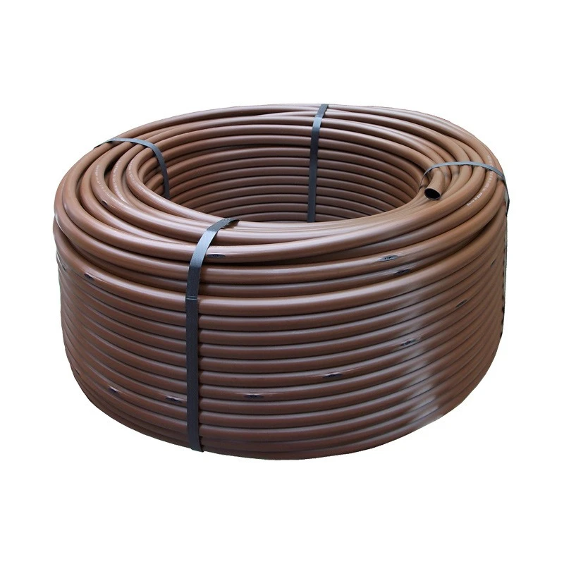 Surface pressure compensated drip irrigation brown agricultural garden irrigation
