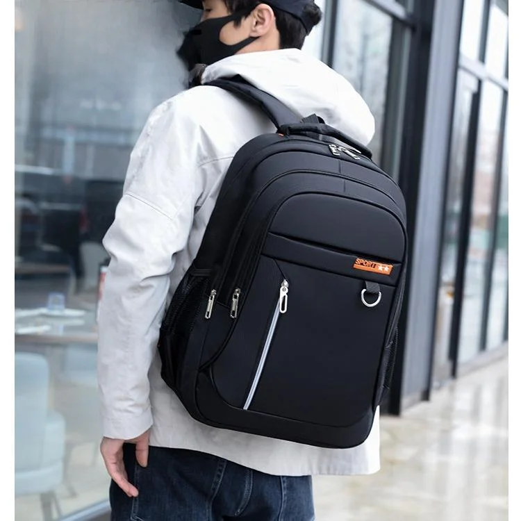 Men's Large Capacity Anti-Fall Shockproof Backpack 16 Inch Computer Bag Trendy Suitcase Style Business Casual Durable Bag