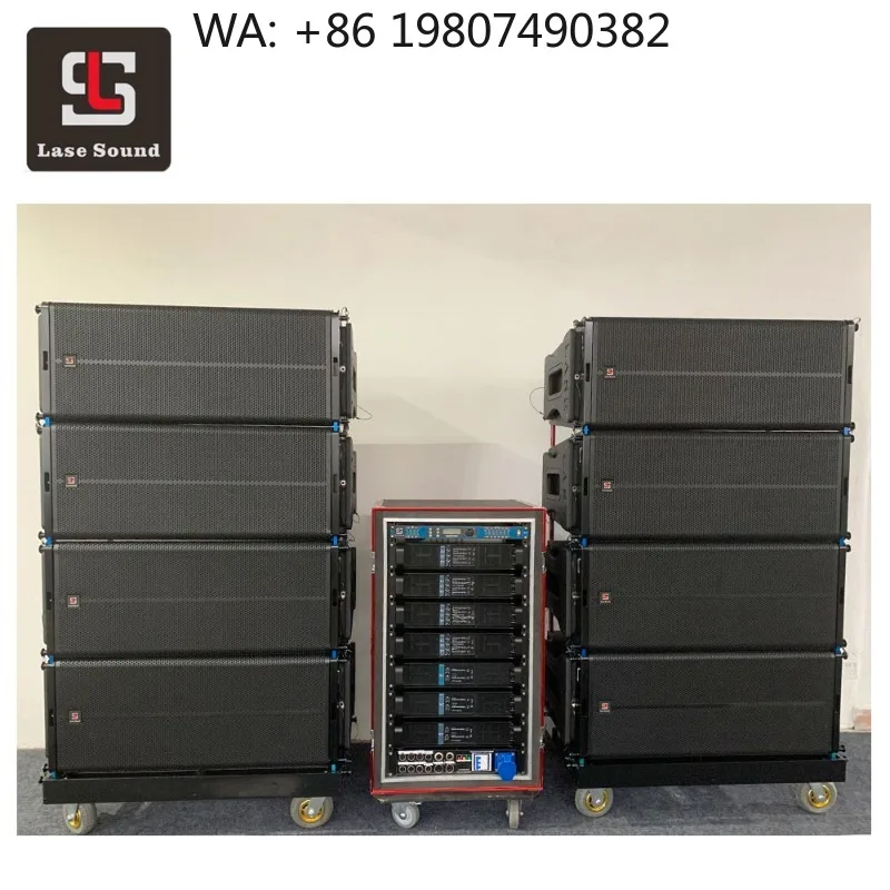 

Double 12 Inch Powered Active Line Array Speaker Professional Pro Audio Sound System