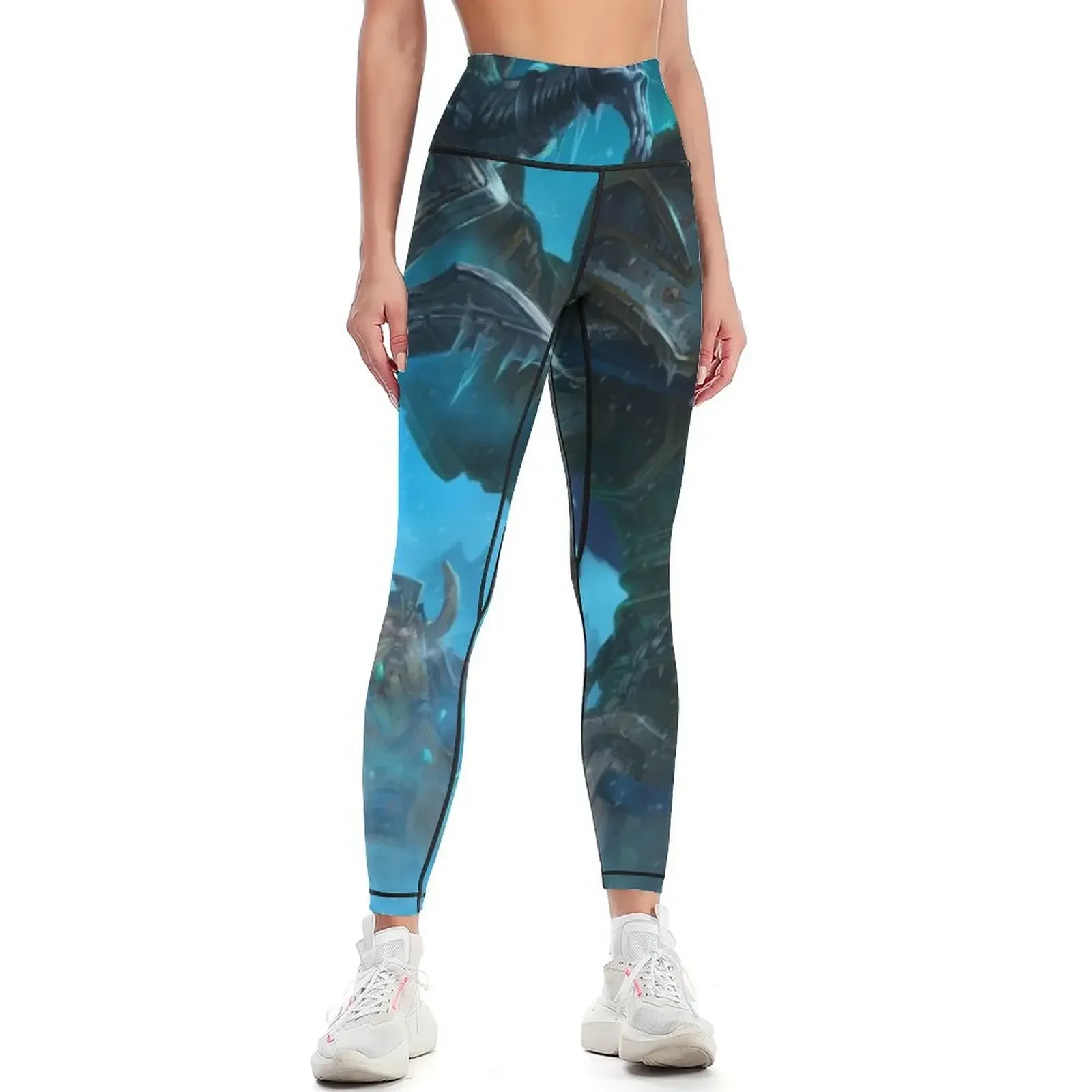 

Arthas Wallpaper Leggings Women's sports Training pants gym clothing high waist Womens Leggings