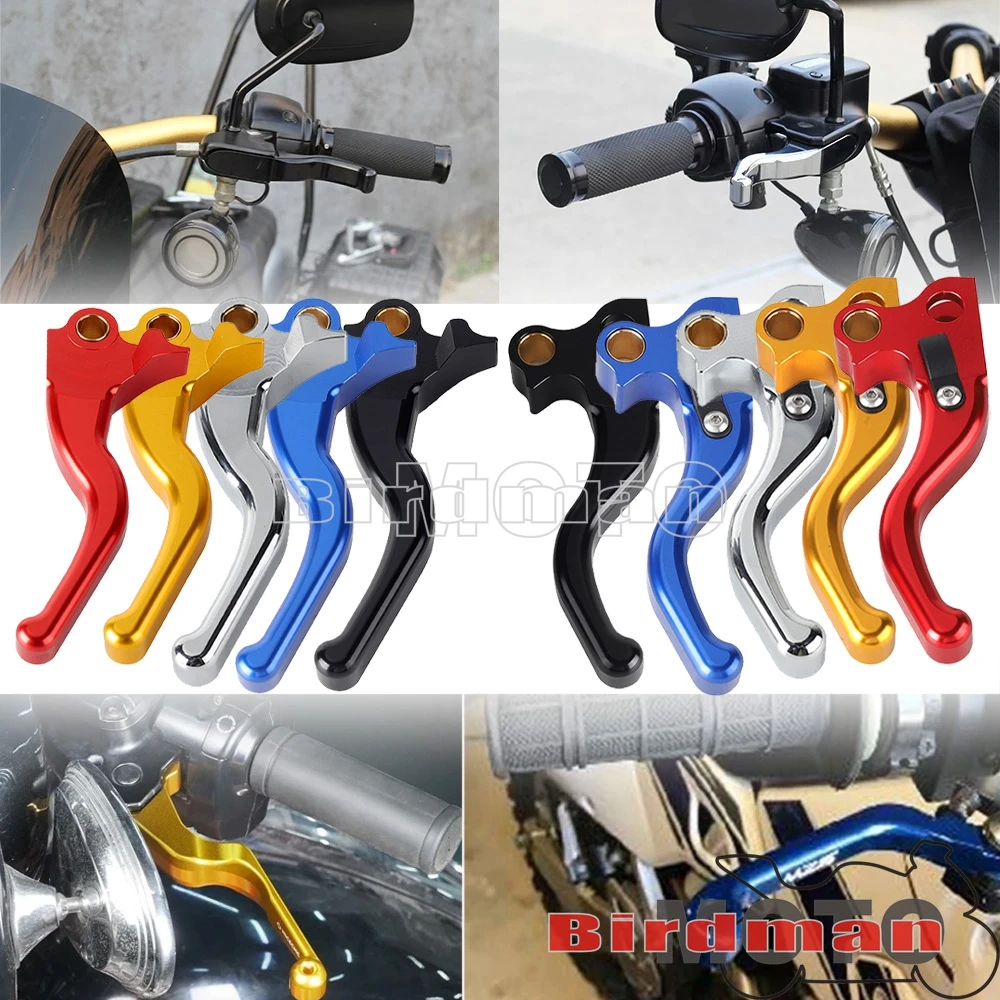 Motorcycle Accessories Brake Clutch Lever 2-Finger Clutch Lever 3-Fingers Brake Levers For Harley Dyna FXR2/3/4 CVO/SE 1999-2000