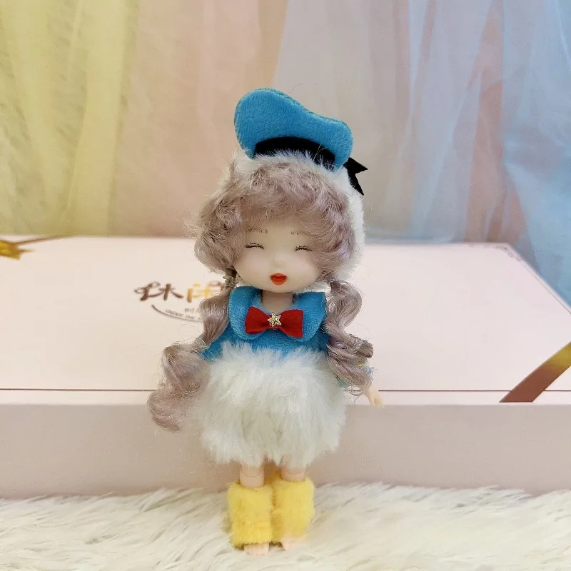 المد اللعب 16 سنتيمتر لطيف أفخم دمية محاكاة BJD دمية فتاة الفينيل دمية لعب الأطفال