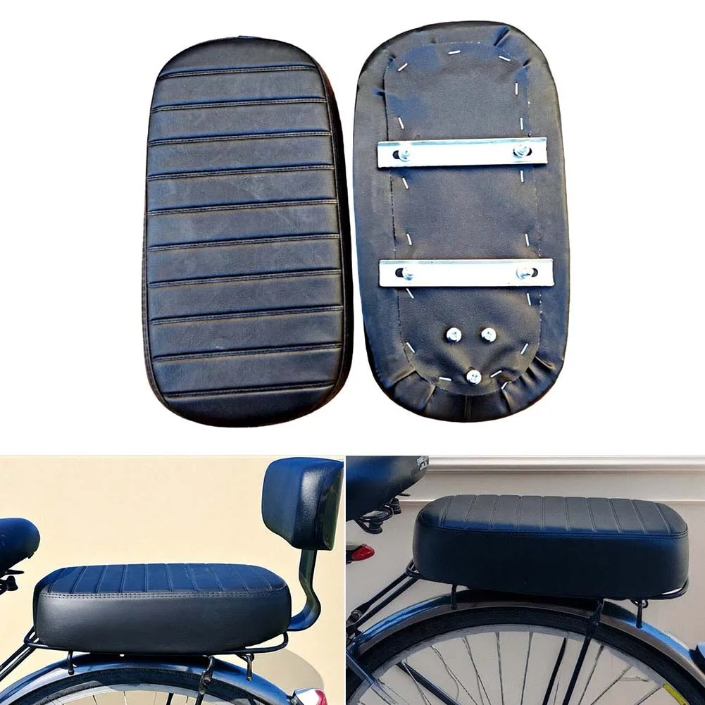 

Thickened Waterproof PU Leather Seat Pad for Electric Bicycles Compatible with Passenger Backrest Kit 34x17x7.5 cm