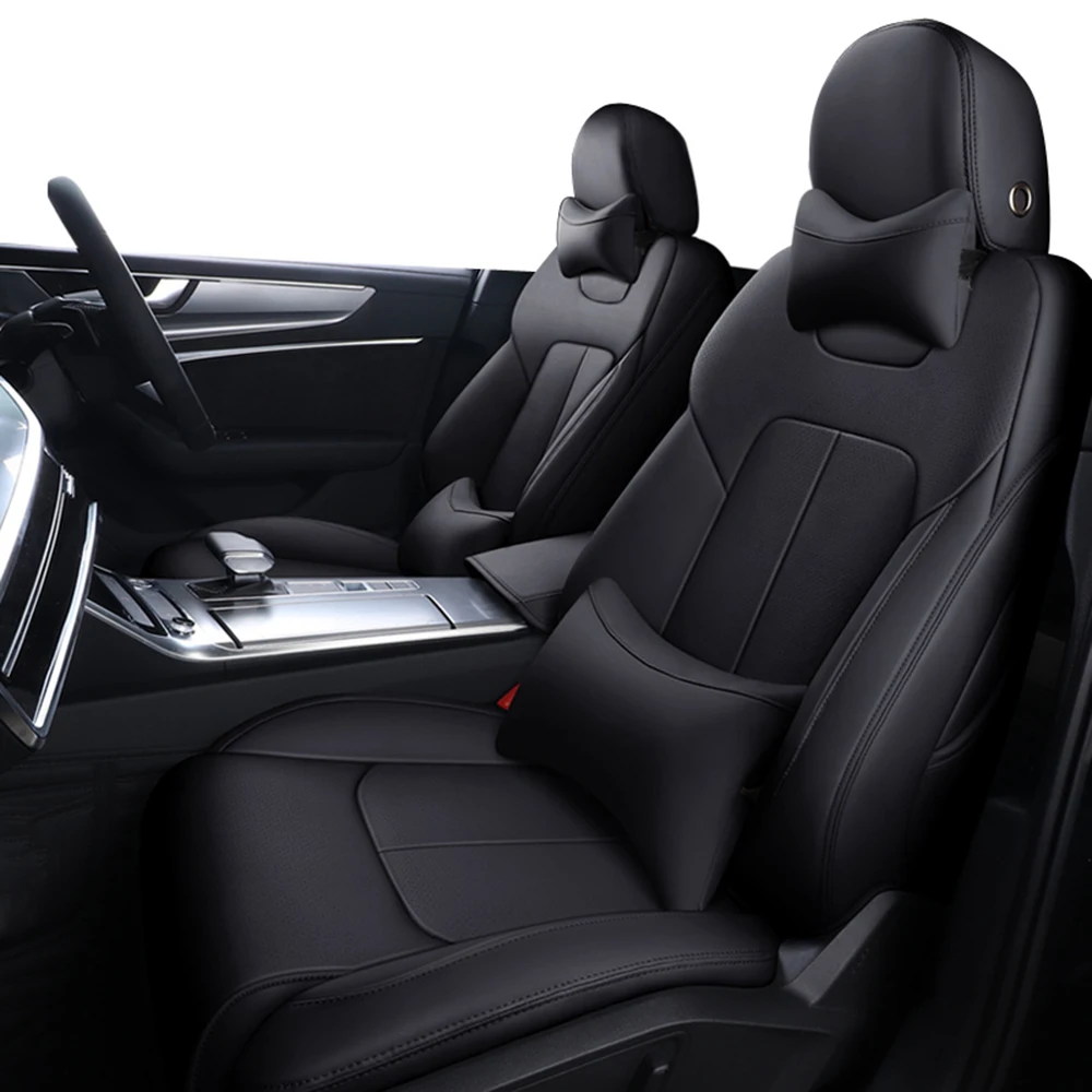 Maßgefertigte PU-Leder LUXUS Autositzbezüge 100% Passgenau für Renault Megane 2 2003~2006 360 ° Surround Auto-Innenausstattungszubehör – Detail 2