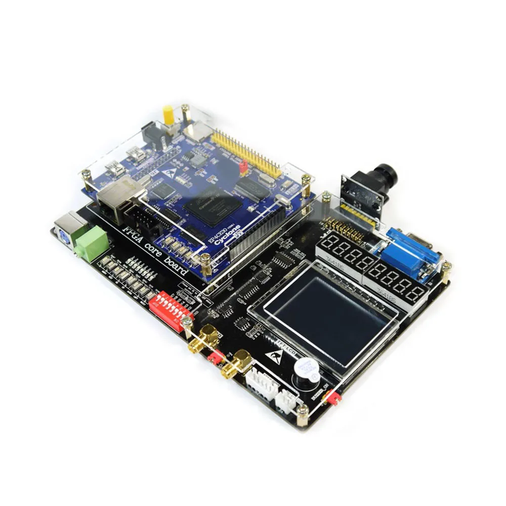 

Плата FPGA DEMO CycloneIV EP4CE30 EDA SOPC Разработка с DDR2 USB2.0 Сеть AD/DA PS2 Аудиокамера TFT Дисплей Двигатель