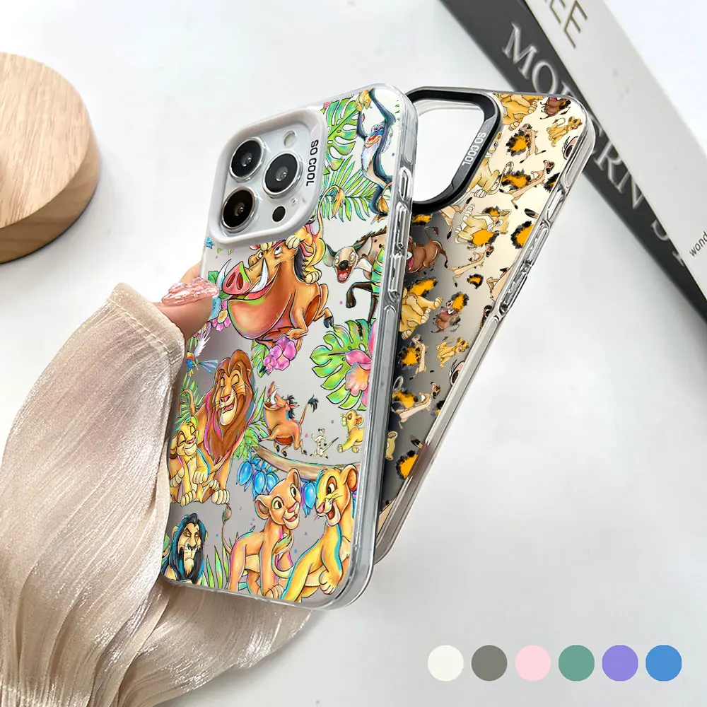 The Lion King Hakuna Matata Phone Case for Samsung Galaxy S24 S23 Ultra S22 S21 S20 Plus FE Note 20Ultra A15 A14 Plating Cover