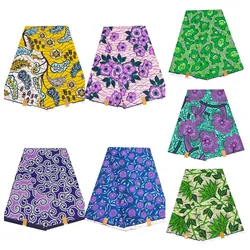African Fabric 3/6yards Printed Wax Cloth African Ankara Fabric for Sewing Party Dresses and Wedding Dresses