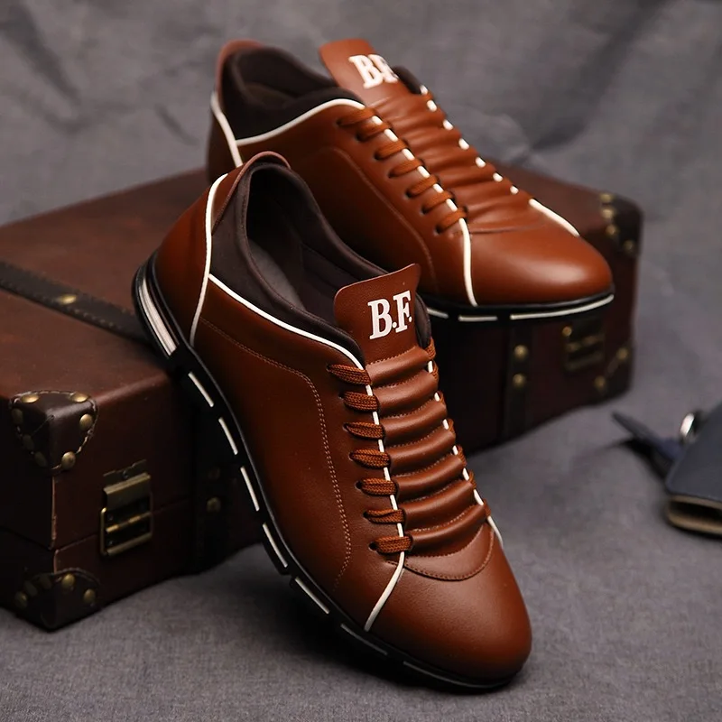 

Men Shoes Fashion Business Casual Shoe Luxury Brand Leather Shoes Sneakers for Men Office Formal Shoes Big Size48 Zapatos Hombre