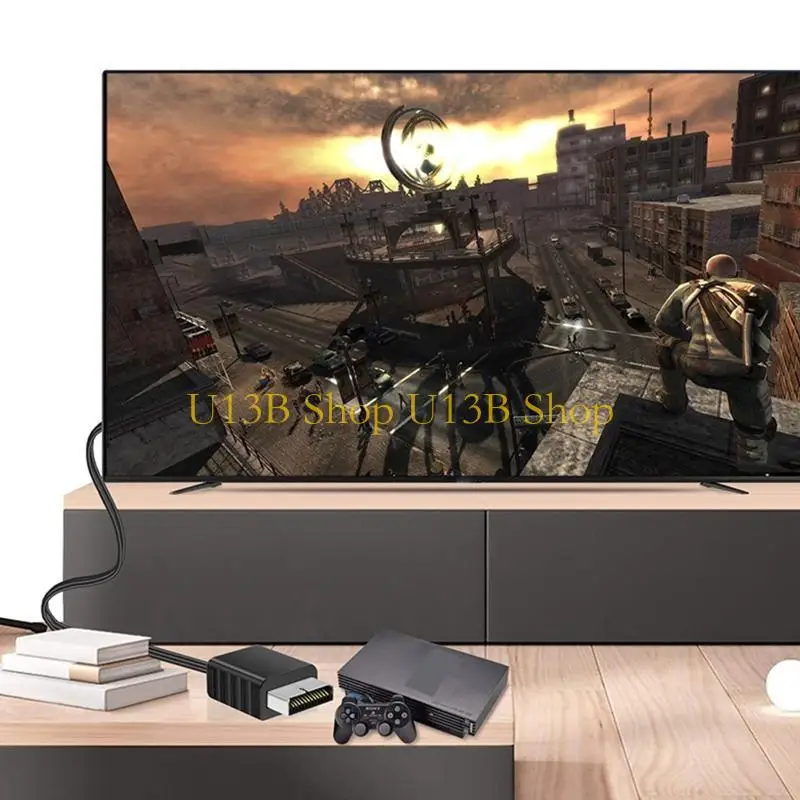 U13B دون فقدان الإرسال لـ PS1/for to HDMI-CompatibleAdapter DC5V محول ما يصل إلى 1W استهلاك الطاقة