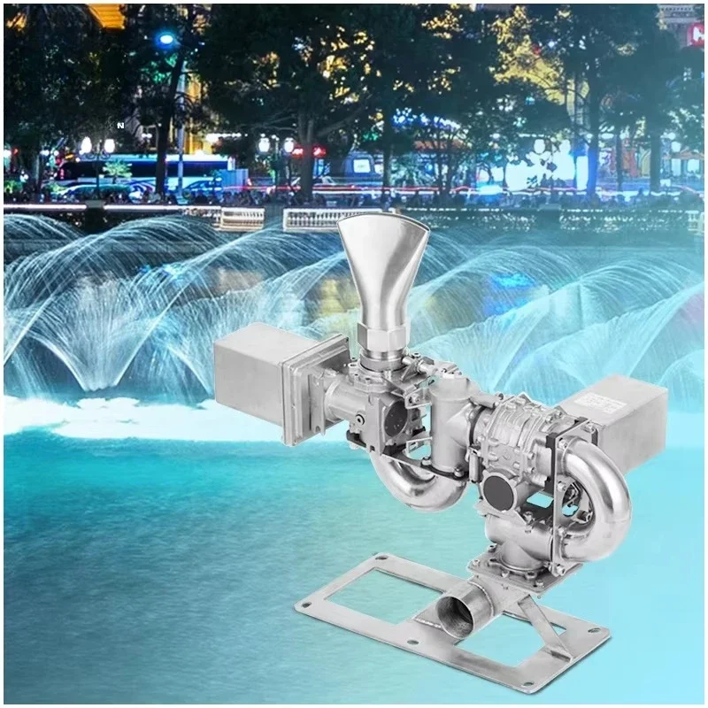 제조업체 공급 야외 디지털 음악 댄스 폭포 집중 분사 노즐 3D 스윙 중공 분수 노즐