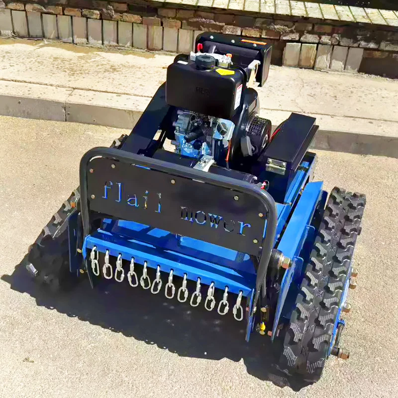 

Customized Crawler Bush Cutter AI Robot Lawn Mower New Home Use Remote Control Grass Cutting Machine Agriculture Core Engine