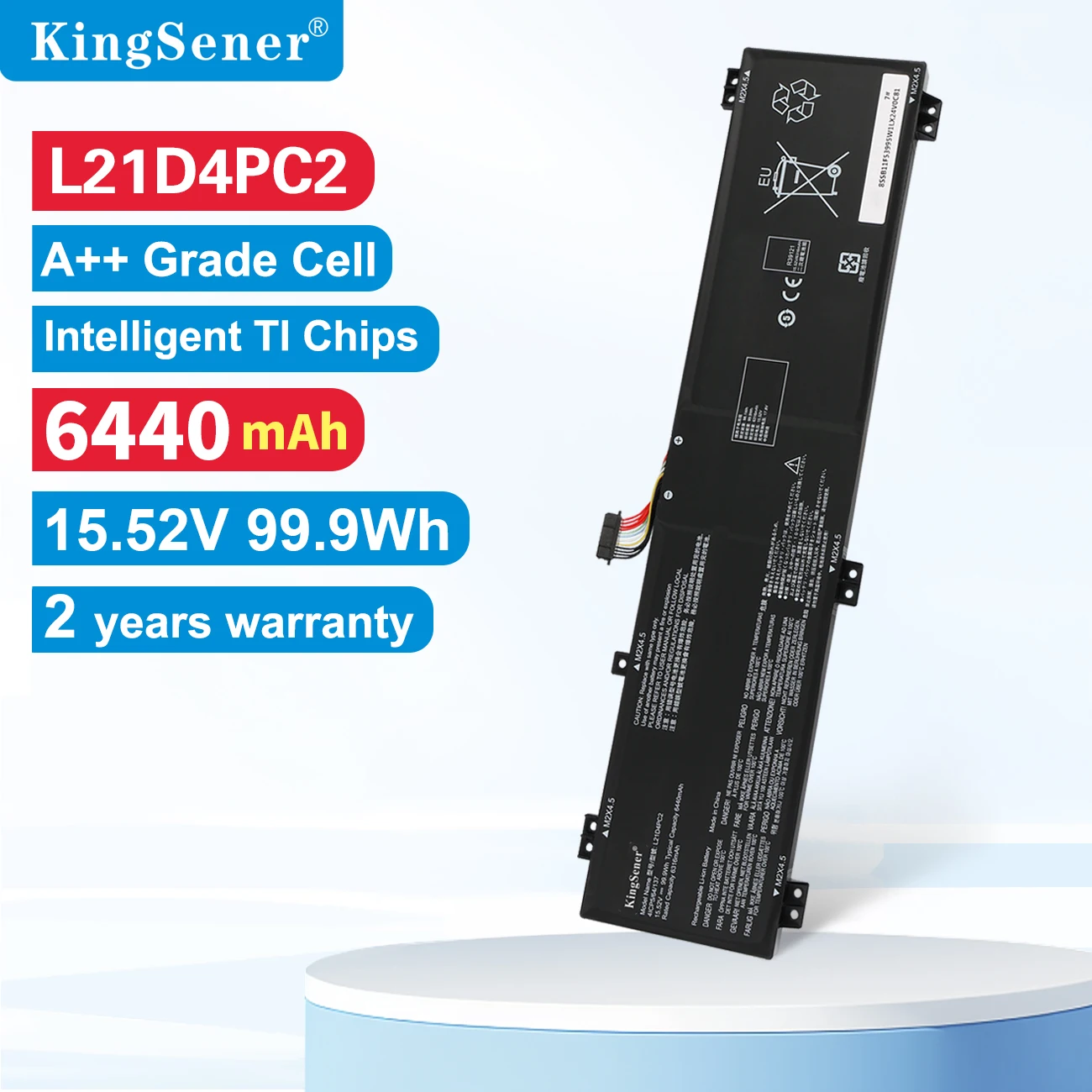 

Аккумулятор KingSener L21D4PC2 L21C4PC2 для ноутбука Lenovo Y7000P R7000 R7000P Y9000P Y9000K R9000P/K 2022 15,52 V 99.9Wh